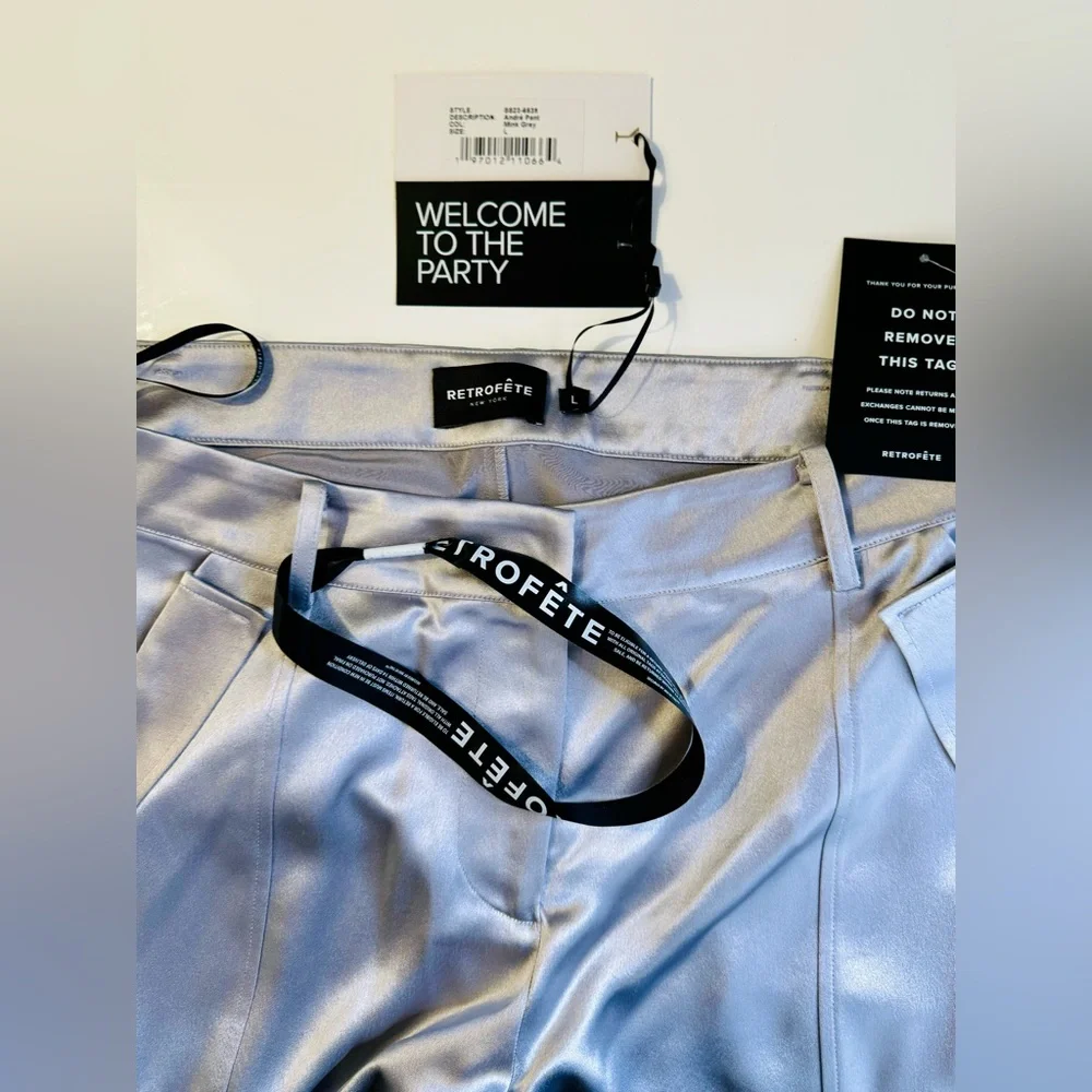 Retrofete - Andre Cargo Pants Mini Grey - Large - New with Tag🏷️ Perfect Condit